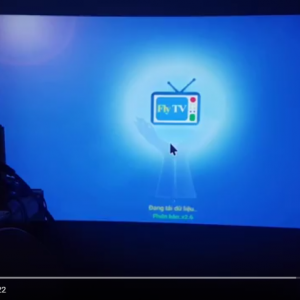 Máy chiếu Android Mini M6 xem truyền hình trực tiếp trên app Fly TV